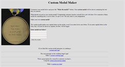 Desktop Screenshot of getamedal.com